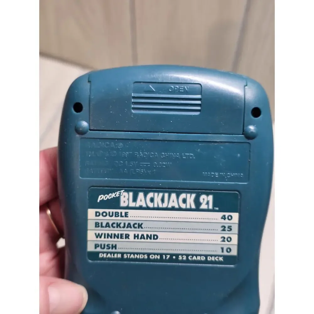 VTG 1997 Radica Pocket Slots Game & Radical Pocket Black Jack 21 Tested
